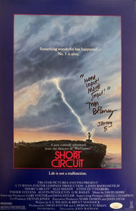 Tim Blaney Signed 11x17 Photo "Need Input More Input" Short Circuit Johnny 5 Autograph JSA COA