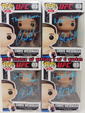 Chris Weidman Signed UFC Funko Pop Autographed Beckett COA