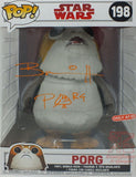 Porg #198 10" Inch Star Wars Funko Pop! Target Exclusive Signed Brian Herring