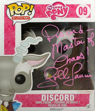 Discord 6" Funko Pop! My Little Pony Figure Signed By John de Lancie LE/10 COA