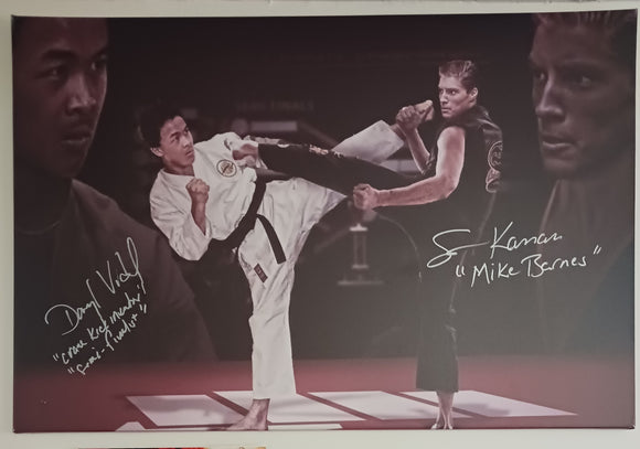 Sean Kanan / Daryl Vidal Signed Karate Kid 