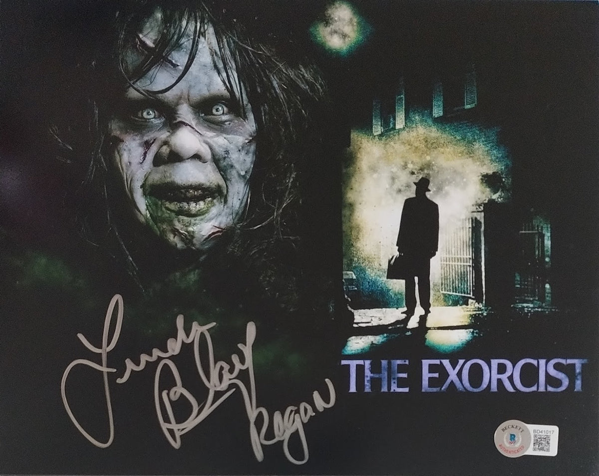 Linda Blair autographed 11x17 store Beckett Witness COA