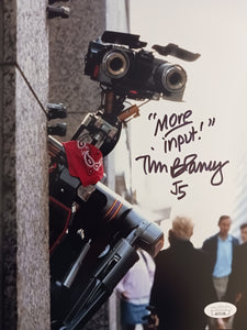 Tim Blaney Signed 8x10 Photo "More Input" Short Circuit Johnny 5 Autograph JSA COA