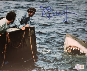 Richard Dreyfuss Jaws Signed 8x10 Shark Photo Autograph Beckett Witness COA