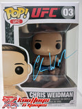 Chris Weidman Signed UFC Funko Pop Autographed Beckett COA