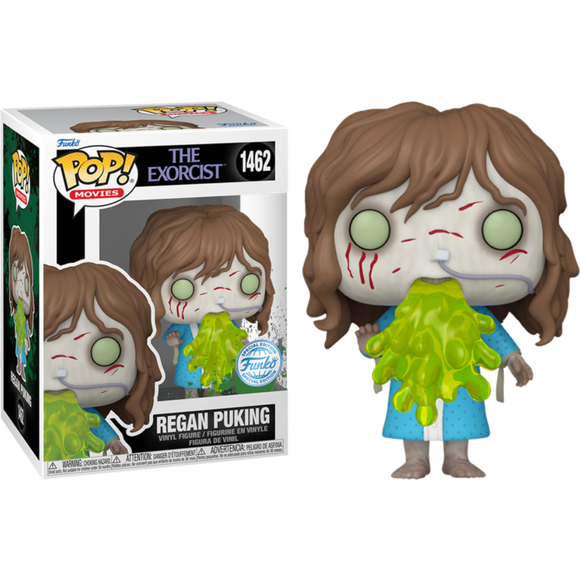 Linda Blair Signed Exorcist Regan Puking #1462 Funko Pop! Hot Topic Exclusive Beckett Authenticated Pre-order