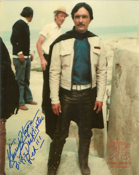 Garrick Hagon (Biggs) Signed 8x10 Star Wars Photo Autograph Deleted Scene  COA