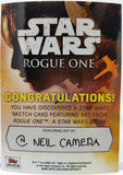 Storm Trooper Artist Sketch Card Neil Camera Star Wars Rogue One 2016 Topps