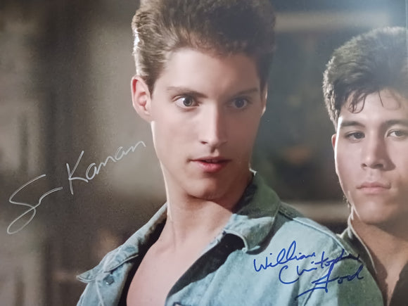Sean Kanan / William Christopher Ford Dual Signed Karate Kid III Photo