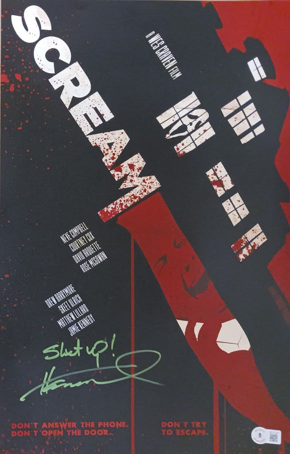 Henry Winkler Signed Scream Alternative Poster 11x17 Autograph Photo Beckett COA