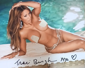 Traci Bingham Signed Playboy 8x10 Nude Photo Hot Sexy Baywatch