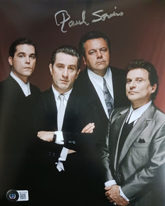 Paul Sorvino Signed Goodfellas 8x10 Autograph Cast Photo Beckett COA
