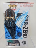 Sub-Zero Mortal Kombat X Funko Pop! Signed By Steve Blum w/ Hand Painted Artwork 1/1