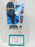Sub-Zero Mortal Kombat X Funko Pop! Signed By Steve Blum w/ Hand Painted Artwork 1/1