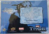 Thor / Selvig Dark World Dark Materials Dual Upper Deck 2013 Trading Card #DMD-1