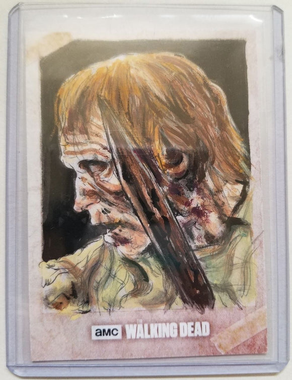 Walker #2 The Walking Dead Evolution Sketch Card Neil Camera Topps 1/1