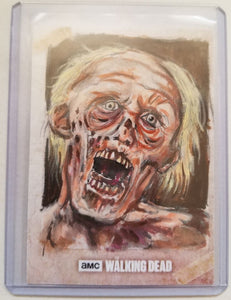 Walker #5 The Walking Dead Evolution Sketch Card Neil Camera Topps 1/1