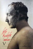 SAW V 13.5"x20" "A" Promotional Movie Poster Signed by Costas Mandylor COA