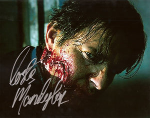 Costas Mandylor SAW VII Autographed "Ripped Bloody Face" 8"x10" Photo COA