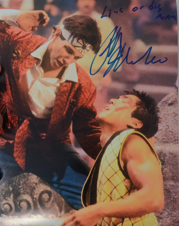 Ralph Macchio Autographed Karate Kid II 8x10 Photo w/ 
