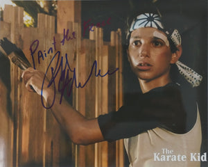 Ralph Macchio Autographed 8x10 Photo - Karate Kid Inscribed "Paint The Fence"