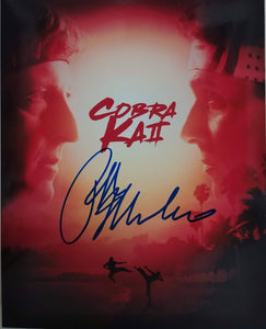 Ralph Macchio Autographed Cobra Kai II Poster 8x10 Photo