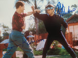 Ralph Macchio / Sean Kanan Dual Autographed 8x10 Photo - Karate Kid III Mike Barnes Backyard Fight