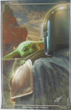 The Child (Baby Yoda) 11x17 FRAMED Star Wars Mandaloran Lithograph Poster Print