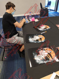 Ralph Macchio Autographed 11x14 Karate Kid Canvas FRAMED Beckett
