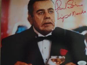Paul Sorvino Signed Autograph Lips Manlis 8x10 Dick Tracy Photo JSA COA
