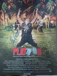 Kevin Dillon Signed Platoon 11x17 Hand Signed Autograph Poster Photo JSA