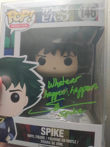 Spike Spiegel Cowboy Bebop Funko Pop Signed by Steve Blum