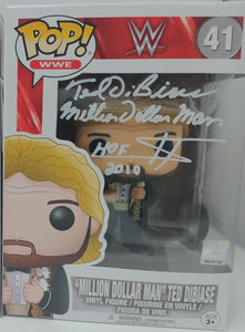 The "Million Dollar Man" WWE Funko Pop Signed by Ted Dibiase